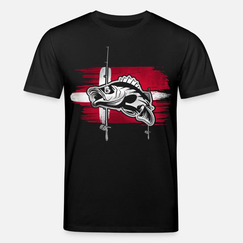 Dänemark Angeln - Stanley/Stella Unisex Bio-T-Shirt CREATOR - Schwarz