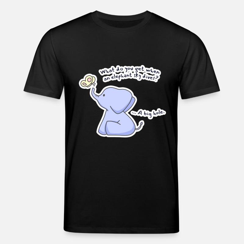 Éléphant - T-shirt bio CREATOR Stanley/Stella Unisexe - noir