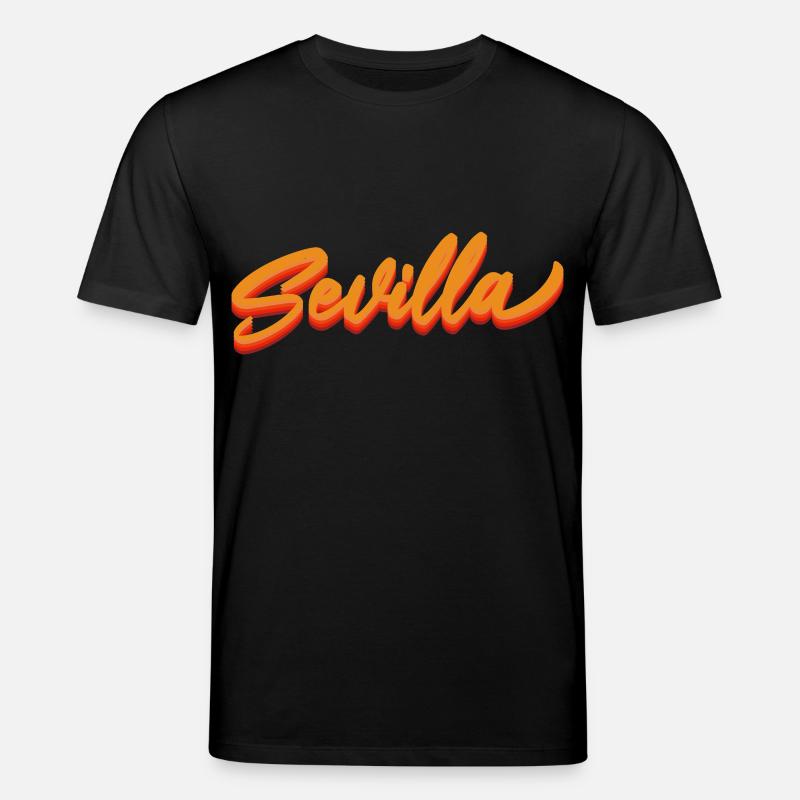 Sevilla Gradient Script Logo - Stanley/Stella Unisex Bio-T-Shirt CREATOR  - Schwarz