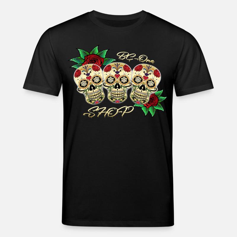 Crânes - T-shirt bio CREATOR Stanley/Stella Unisexe - noir