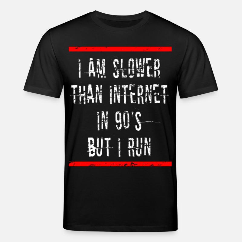 Slow Runner Running Run Gift - Stanley/Stella CREATOR Unisex Organic T-Shirt - black