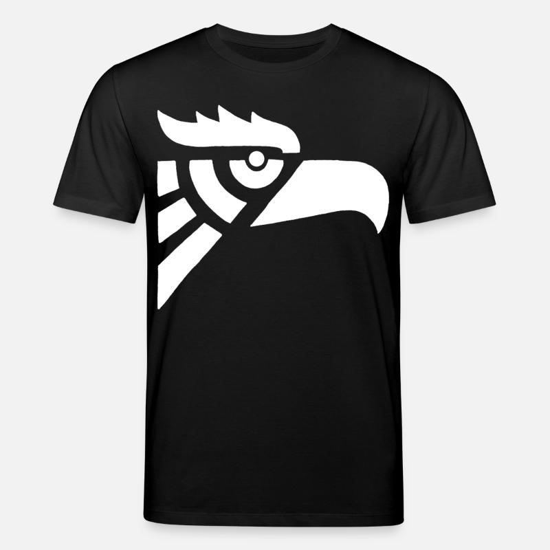 Adlerkopf weiß aztekisch - Stanley/Stella Unisex Bio-T-Shirt CREATOR - Schwarz
