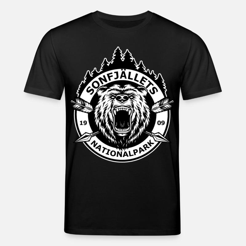 Sonfjällets nationalpark - T-shirt bio CREATOR Stanley/Stella Unisexe - noir