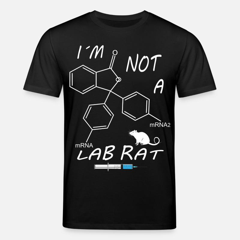 I'm not a lab rat - Stanley/Stella CREATOR Unisex Organic T-Shirt - black