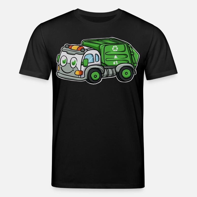 Müllabfuhr Müllauto - Stanley/Stella Unisex Bio-T-Shirt CREATOR  - Schwarz
