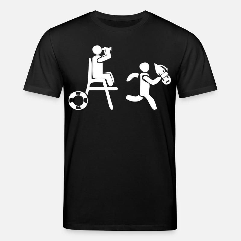 Rettungsschwimmer - Stanley/Stella Unisex Bio-T-Shirt CREATOR  - Schwarz
