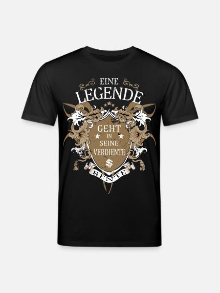 A legend retires - Stanley/Stella CREATOR Unisex Organic T-Shirt - black