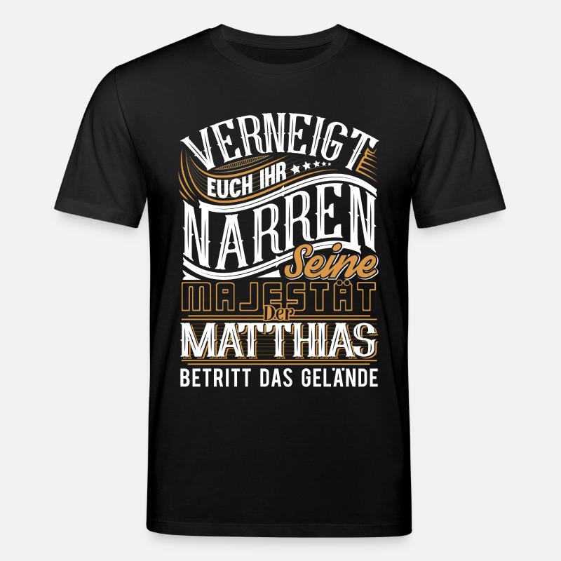 Matthias - Stanley/Stella Unisex Bio-T-Shirt CREATOR  - Schwarz