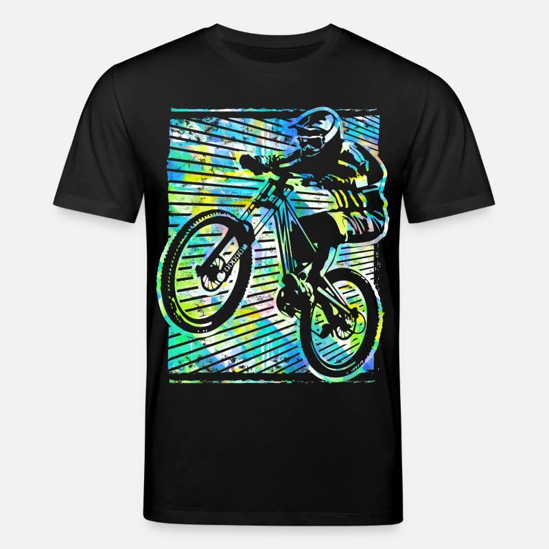 VTT - VTT - Vélo - VTT - T-shirt bio CREATOR Stanley/Stella Unisexe - noir