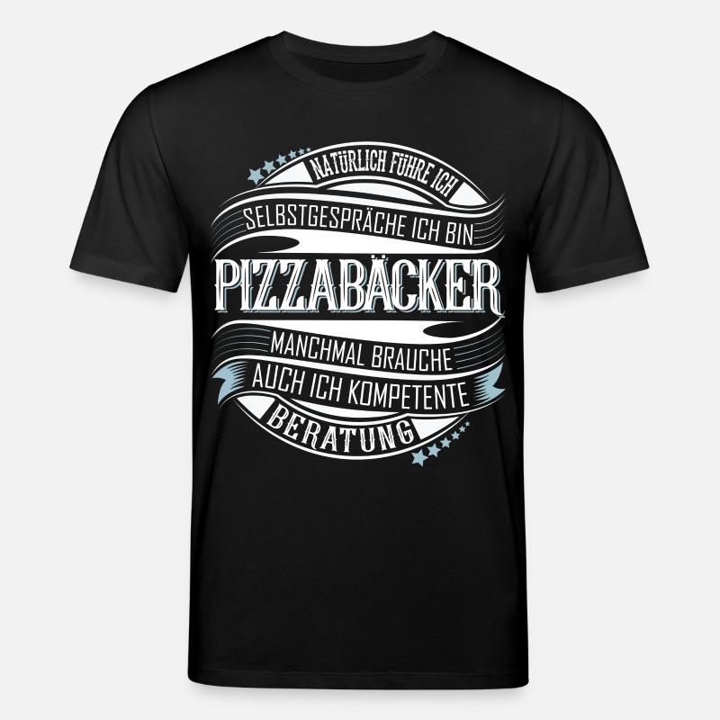 Pizzabäcker - Stanley/Stella Unisex Bio-T-Shirt CREATOR  - Schwarz