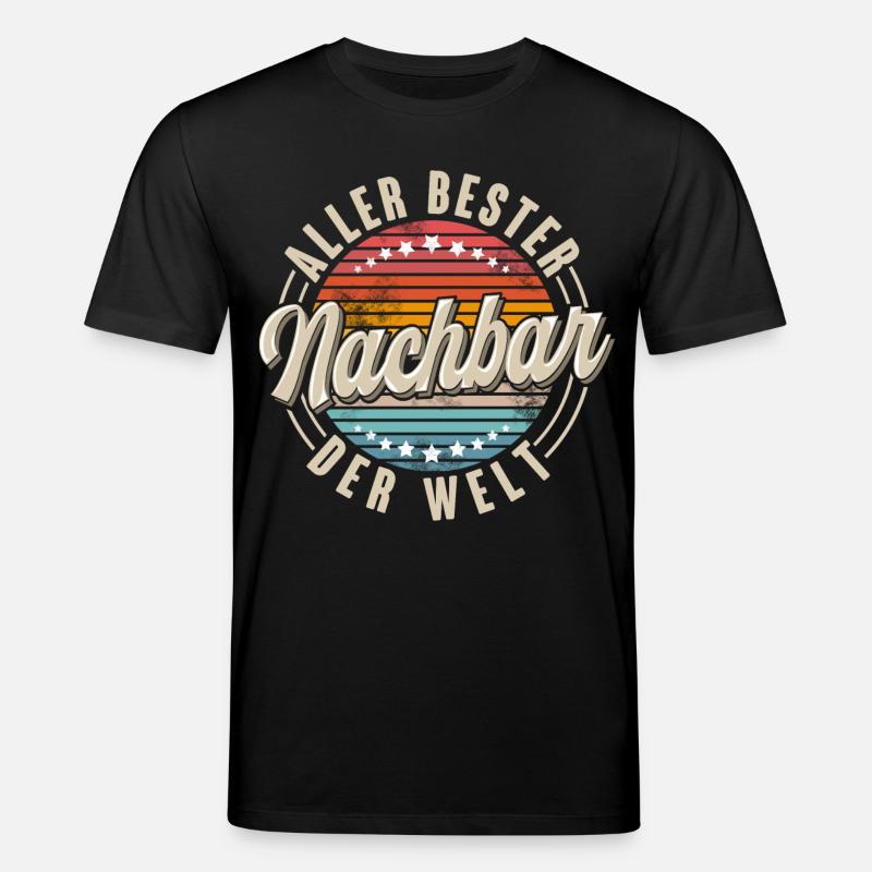 Nachbar - Stanley/Stella Unisex Bio-T-Shirt CREATOR  - Schwarz