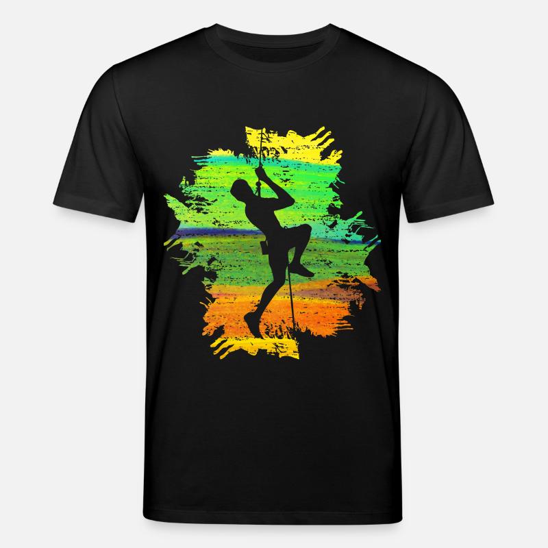 Climb Strong Männer Geschenk - Stanley/Stella Unisex Bio-T-Shirt CREATOR  - Schwarz