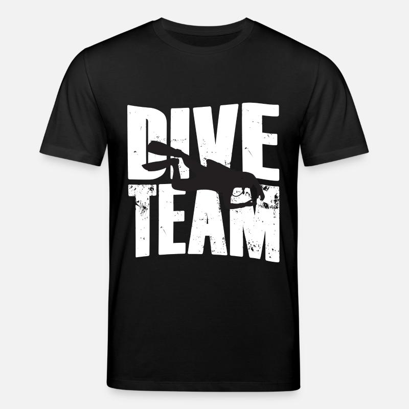 Équipe de plongée Diver Silhouette - T-shirt bio CREATOR Stanley/Stella Unisexe - noir