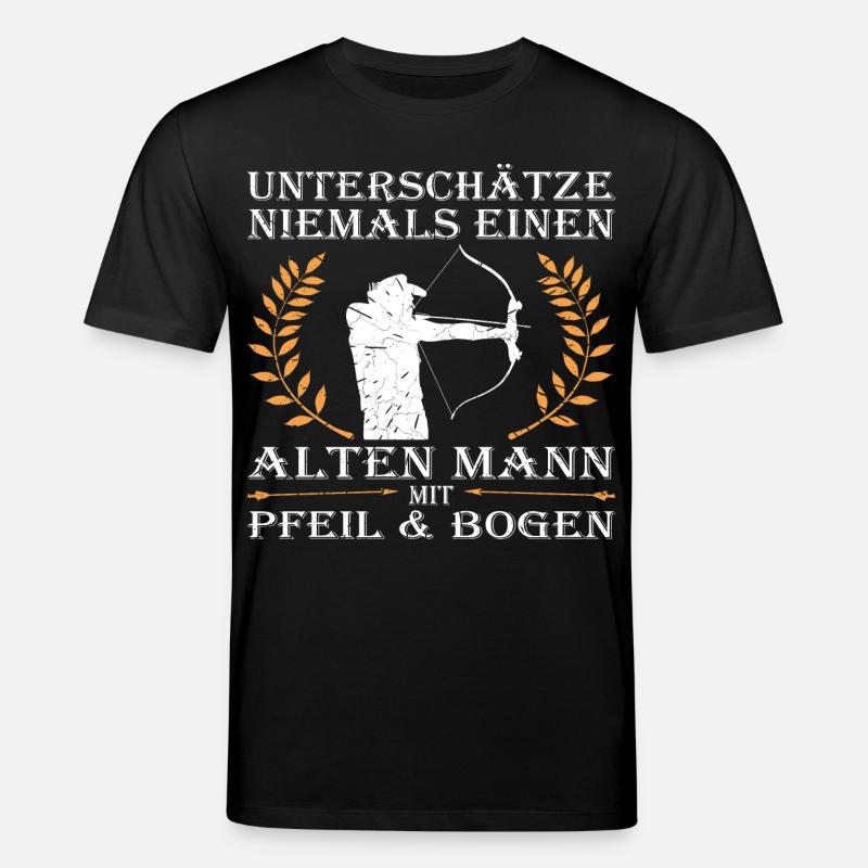 Bogenschießen, Bogensport, Bogenschütze, Archery - Stanley/Stella Unisex Bio-T-Shirt CREATOR  - Schwarz