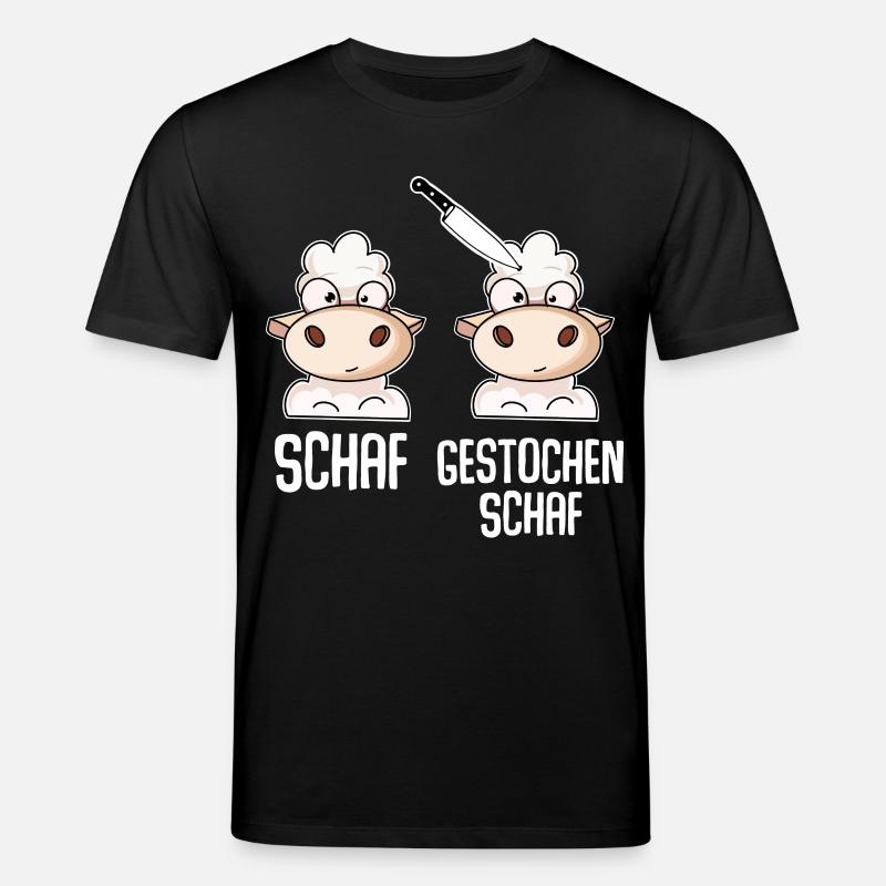 Schaf Gestochen Schaf - Stanley/Stella Unisex Bio-T-Shirt CREATOR  - Schwarz