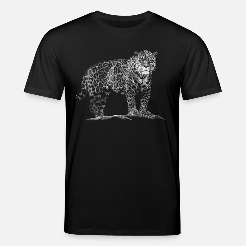 Leopard - Stanley/Stella Unisex Bio-T-Shirt CREATOR  - Schwarz
