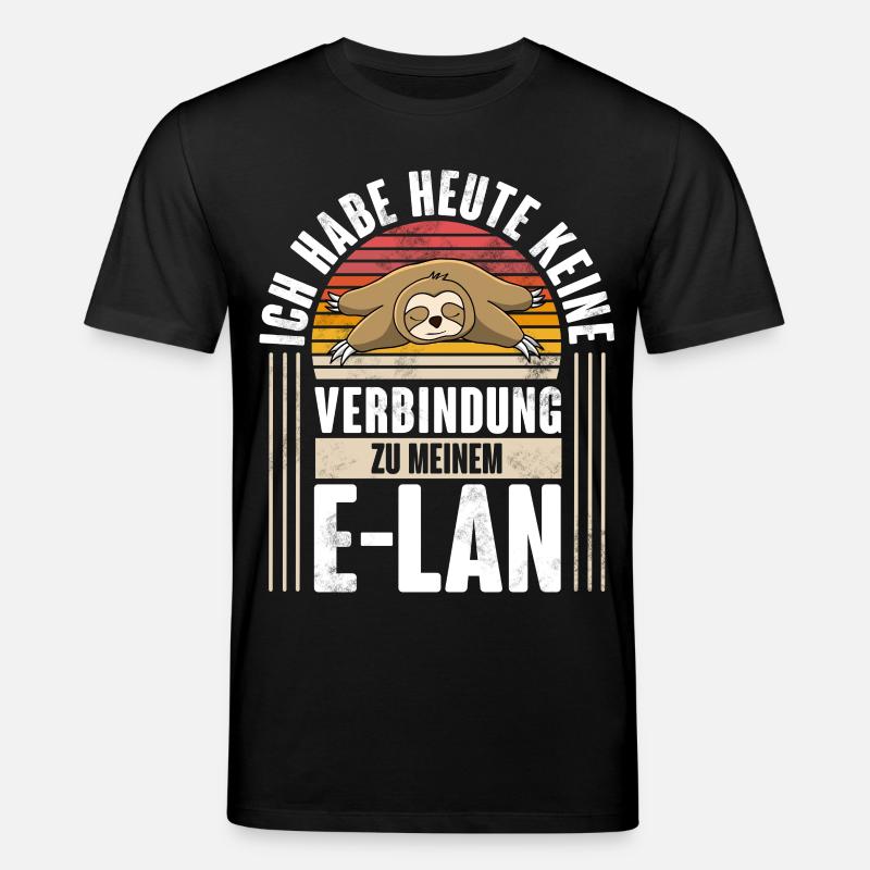 Faultier E-Lan - Stanley/Stella Unisex Bio-T-Shirt CREATOR  - Schwarz