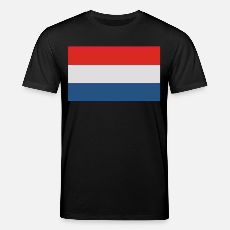 Holland Fahne - Stanley/Stella Unisex Bio-T-Shirt CREATOR  - Schwarz