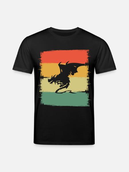 Dragon Dragon - Stanley/Stella CREATOR Unisex Organic T-Shirt - black