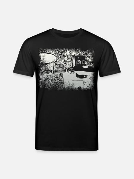 Simson Swallow KR51 - Stanley/Stella CREATOR Unisex Organic T-Shirt - black