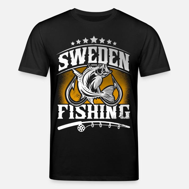Suède Pêcheur pêcheur - T-shirt bio CREATOR Stanley/Stella Unisexe - noir