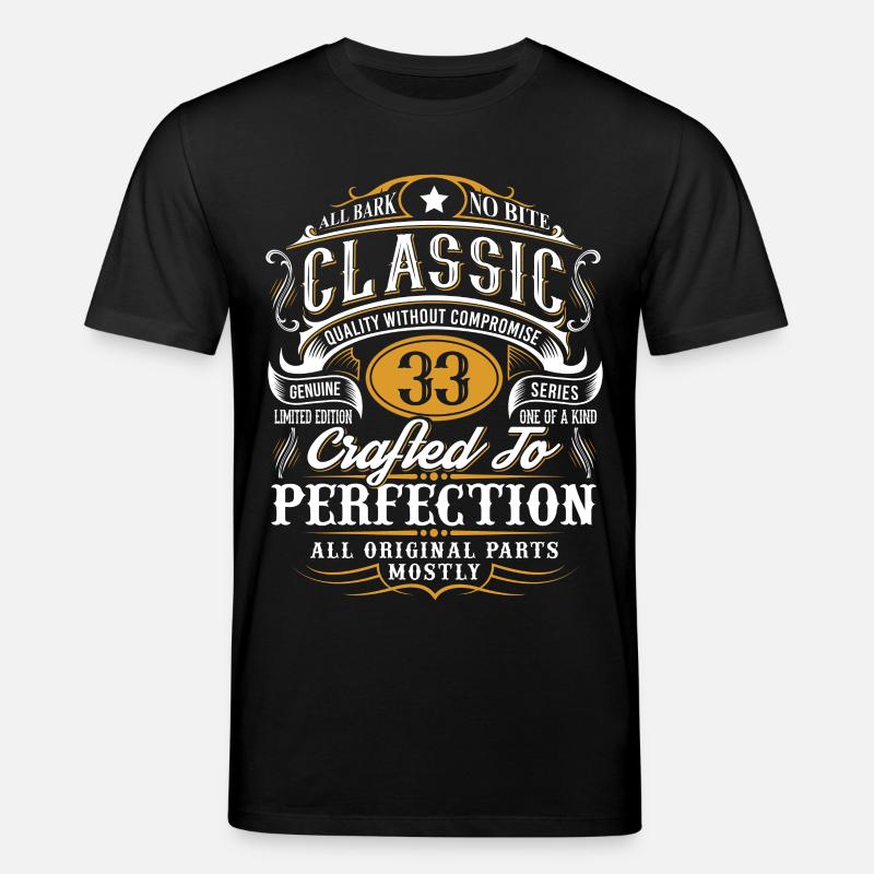 33e anniversaire - T-shirt bio CREATOR Stanley/Stella Unisexe - noir