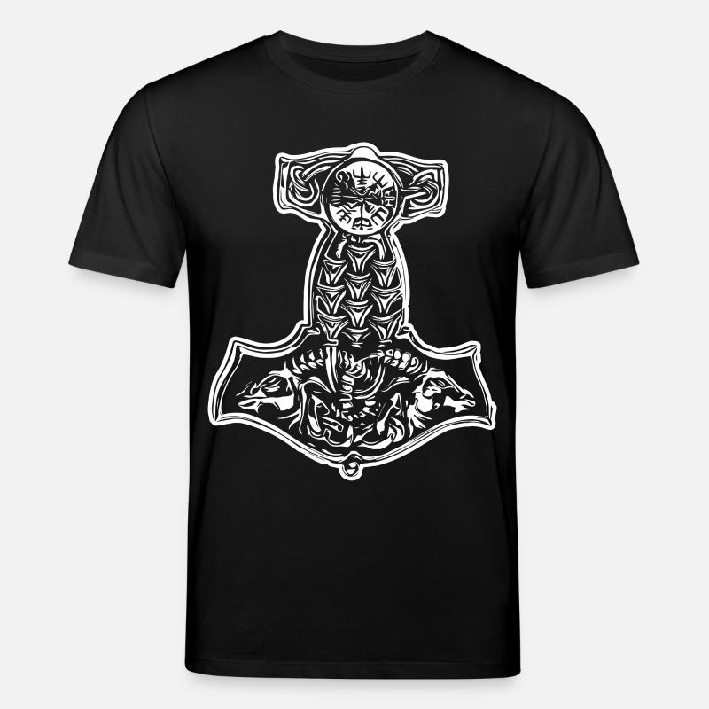 Thorhammer Vikings - T-shirt bio CREATOR Stanley/Stella Unisexe - noir