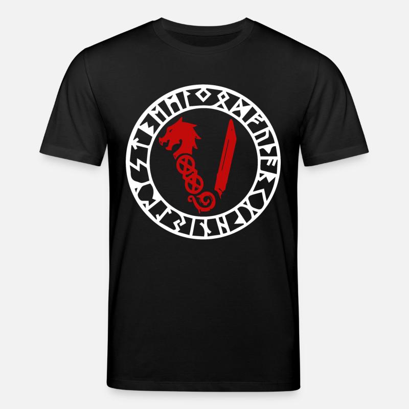 Symbol Der Wikinger - Stanley/Stella Unisex Bio-T-Shirt CREATOR - Schwarz