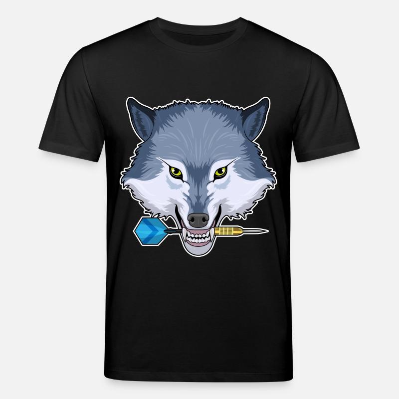 Wolf Dart Dartpfeil - Stanley/Stella Unisex Bio-T-Shirt CREATOR - Schwarz