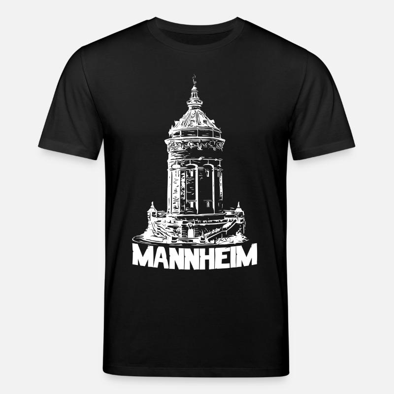 Mannheimer Wasserturm - Mannheim - Stanley/Stella Unisex Bio-T-Shirt CREATOR  - Schwarz