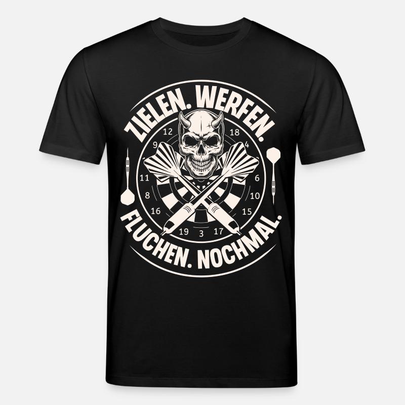 Darts Dart Darten - Stanley/Stella Unisex Bio-T-Shirt CREATOR  - Schwarz