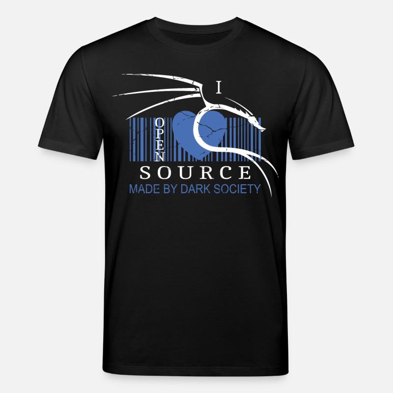 I Love Open Source Software - Stanley/Stella CREATOR Unisex Organic T-Shirt - black