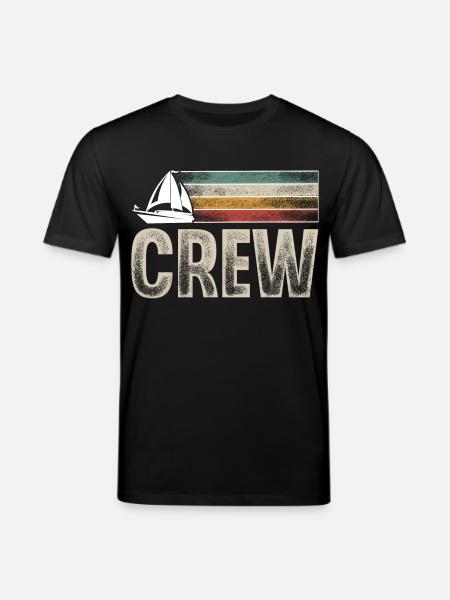 Segeln Segler Segelboot Crew - Stanley/Stella Unisex Bio-T-Shirt CREATOR  - Schwarz