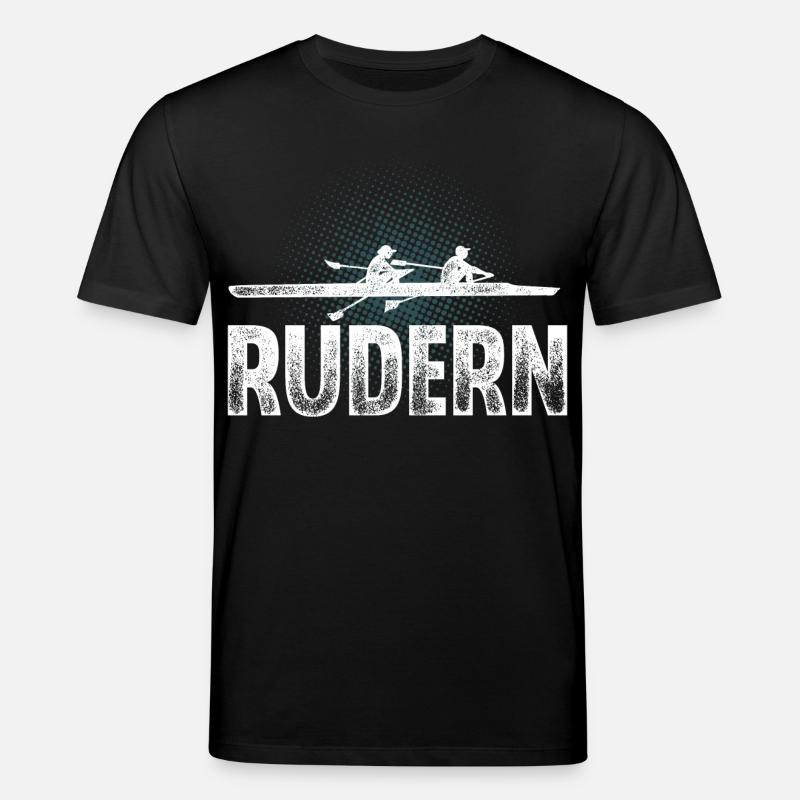 Rudern Ruderer Ruderboot - Stanley/Stella Unisex Bio-T-Shirt CREATOR  - Schwarz