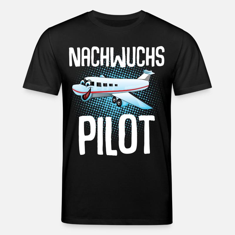 Pilot Kinder Nachwuchs - Stanley/Stella Unisex Bio-T-Shirt CREATOR  - Schwarz