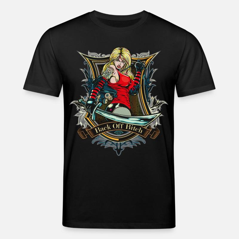 Backoff - Stanley/Stella CREATOR Unisex Organic T-Shirt - black