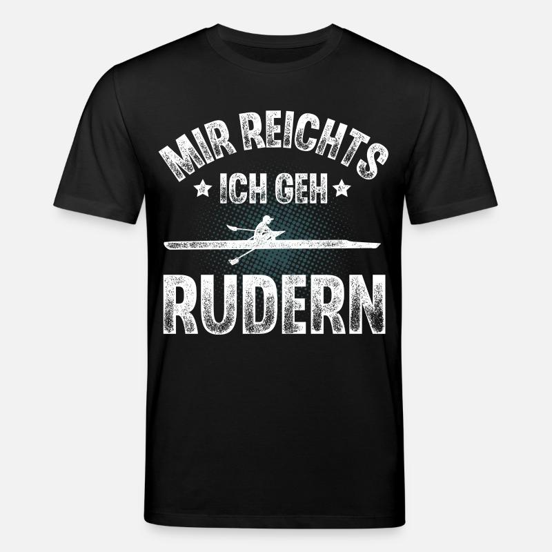 Rudern Ruderer Ruderboot - Stanley/Stella Unisex Bio-T-Shirt CREATOR  - Schwarz