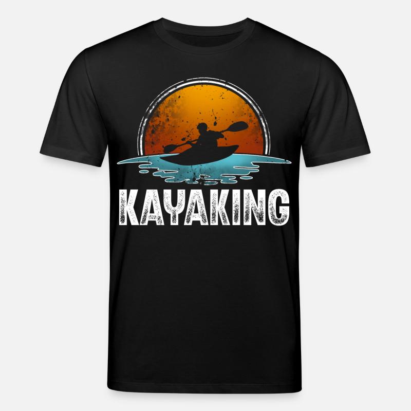 Kajak Kajakfahrer Kajaker - Stanley/Stella Unisex Bio-T-Shirt CREATOR  - Schwarz