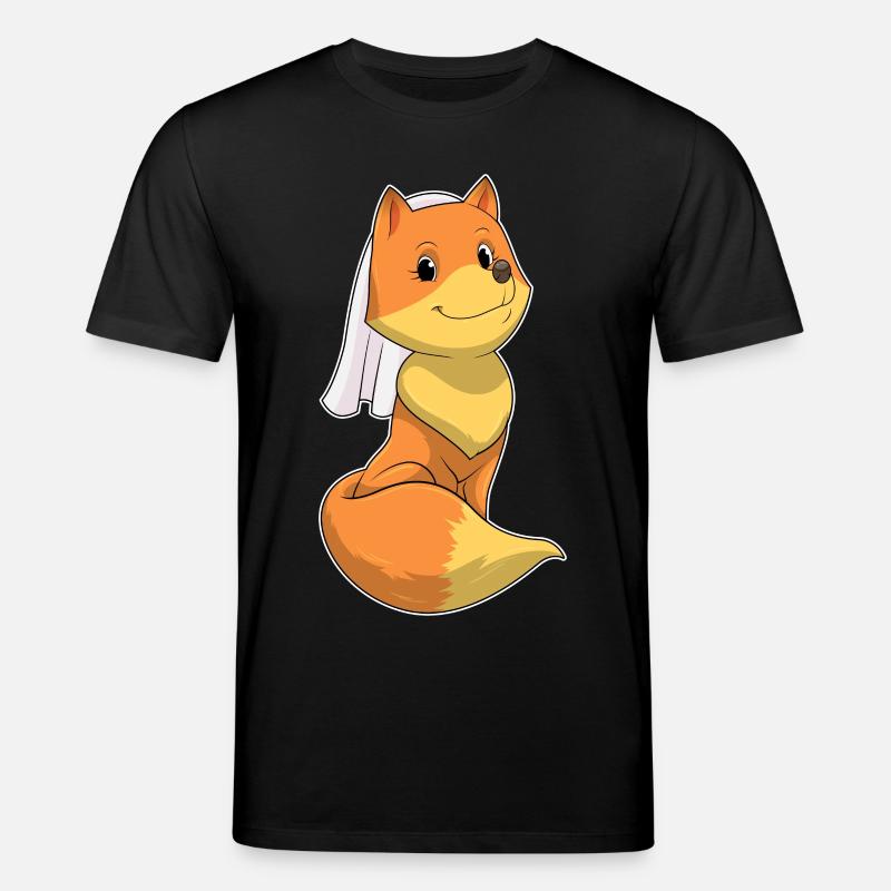 Fuchs Braut Schleier Hochzeit - Stanley/Stella Unisex Bio-T-Shirt CREATOR - Schwarz