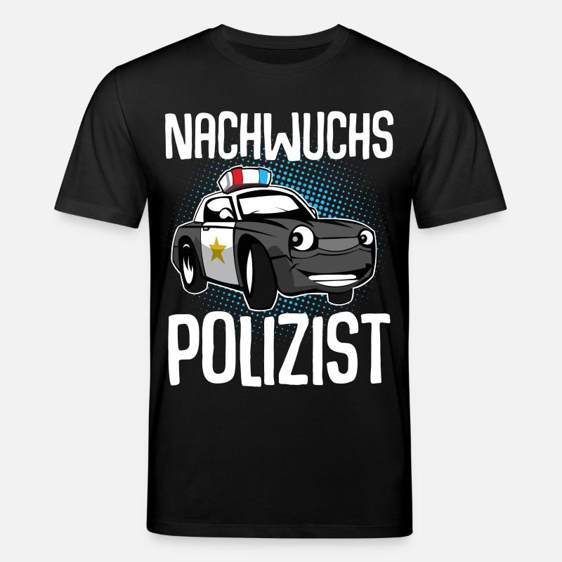 Nachwuchs Polizist - Stanley/Stella Unisex Bio-T-Shirt CREATOR  - Schwarz