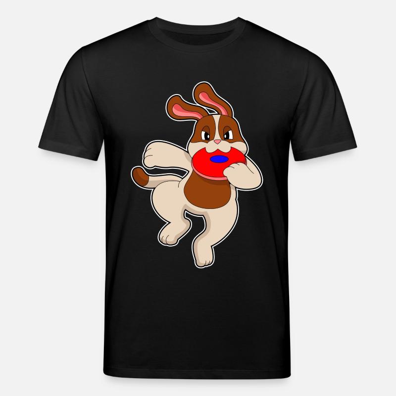 Chien jouant - T-shirt bio CREATOR Stanley/Stella Unisexe - noir