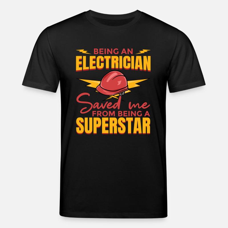 Electrical Engineer Witz - Stanley/Stella CREATOR Unisex Organic T-Shirt - black