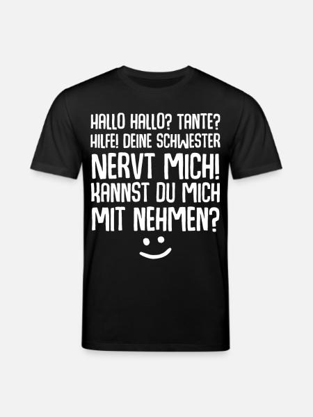 Tante Nichte Neffe - Stanley/Stella Unisex Bio-T-Shirt CREATOR - Schwarz