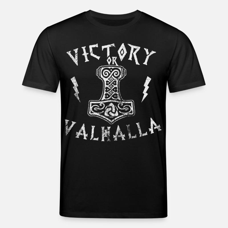 Victoire ou Valhalla - T-shirt bio CREATOR Stanley/Stella Unisexe - noir