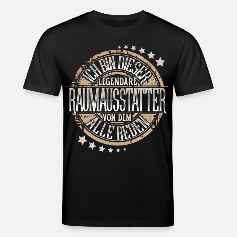 Raumausstatter - Stanley/Stella Unisex Bio-T-Shirt CREATOR  - Schwarz