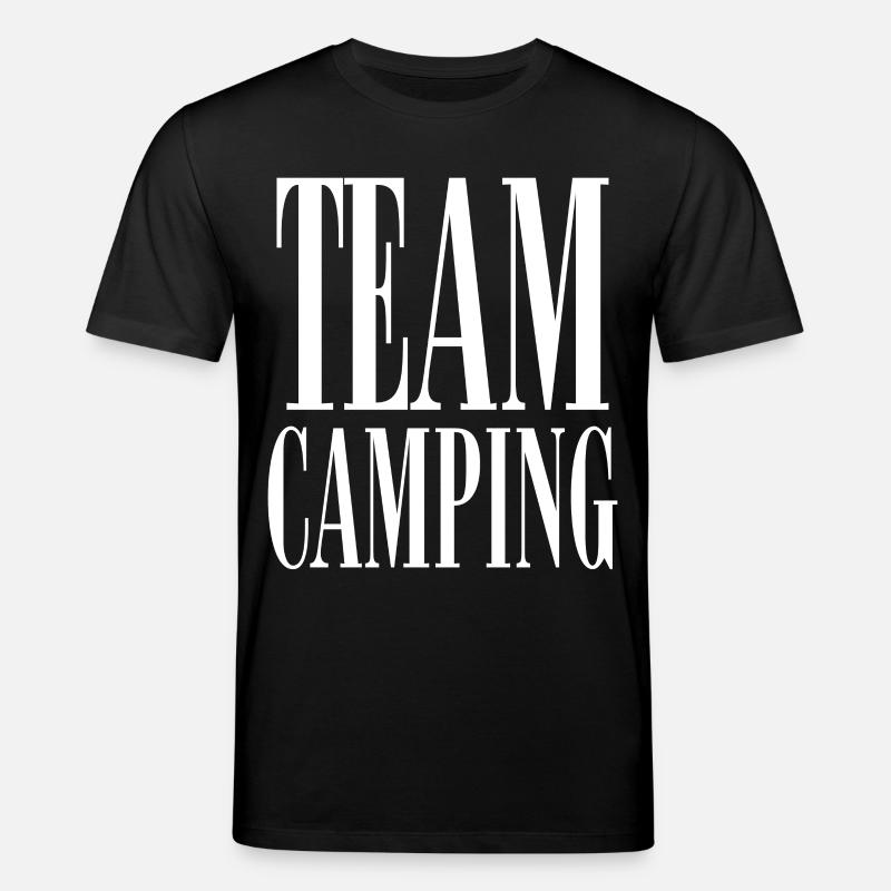 Camping Team Campen Camper - Stanley/Stella Unisex Bio-T-Shirt CREATOR  - Schwarz