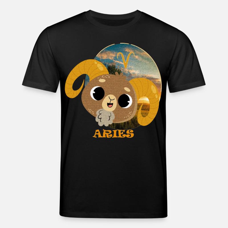 Sternzeichen WIDDER - Stanley/Stella Unisex Bio-T-Shirt CREATOR  - Schwarz