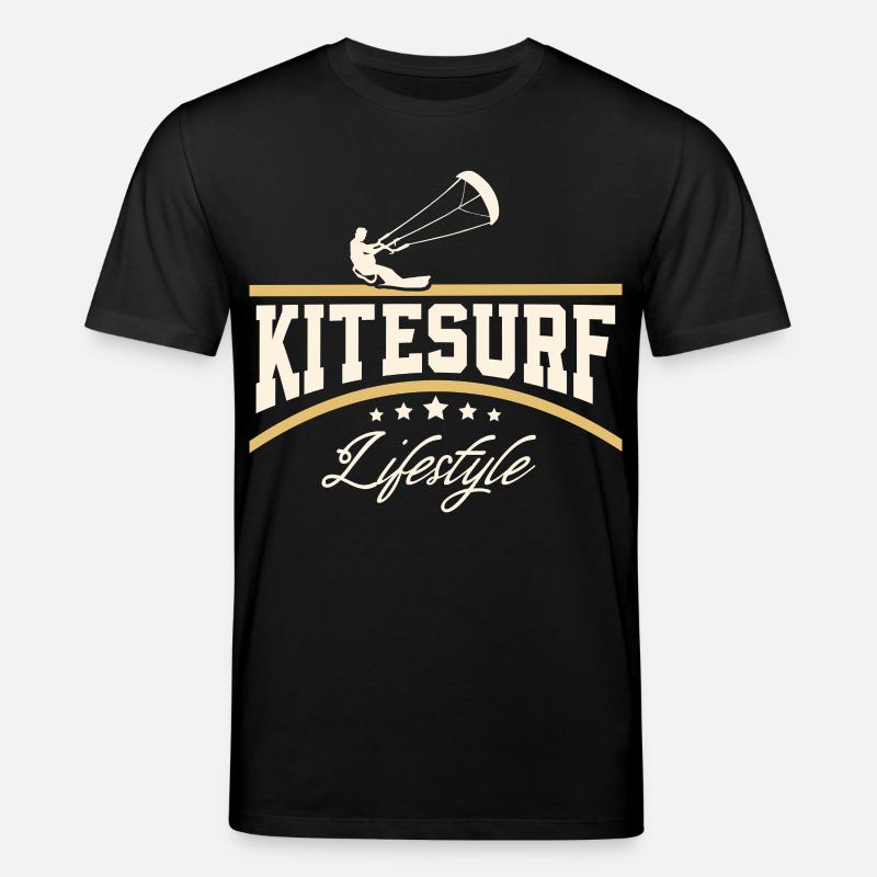 Kitesurfen Kitesurf Kitesurfer Kiteboard - Stanley/Stella Unisex Bio-T-Shirt CREATOR  - Schwarz