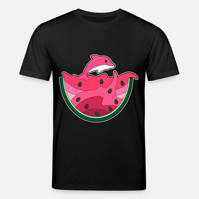Pastèque dauphin-eau - T-shirt bio CREATOR Stanley/Stella Unisexe - noir