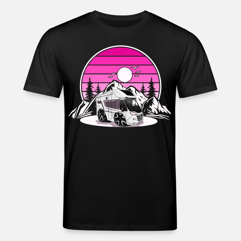 Camping Camper Campen - Stanley/Stella Unisex Bio-T-Shirt CREATOR  - Schwarz